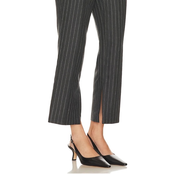 NWT Simkhai Grey Pinstripe Pants - Picture 2 of 7